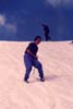Тренировка на снежнике на перевале Южный Рисчорр