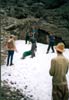 Тренировка на снежнике на перевале Юмъекорр