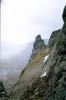 Вид с седловины гребня вершины Петрелиуса на долину Малой Белой